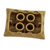 Minifig Large Textured Tan Sandbag Wall (6 sandbags) - Dioramas