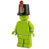 Minifig Shako with Red Plume and Gold Emblem - Headgear