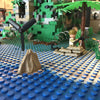 Minifig Tan Rock - Dioramas