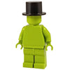 Minifig Top Hat Black - Headgear