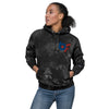 Brick Forces Unisex Champion tie-dye hoodie - Black / S